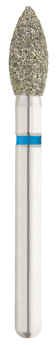 Dental Bur - Diamond Football - Med Grit - 19mm FG (standard length) - 5 pack