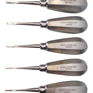 5pc Luxator set 1-5mm in Black pouch - Stubby handle