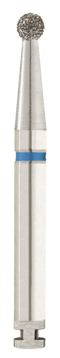 Dental Bur - Diamond Round 4 - Med Grit - 22mm RA - 5 pack