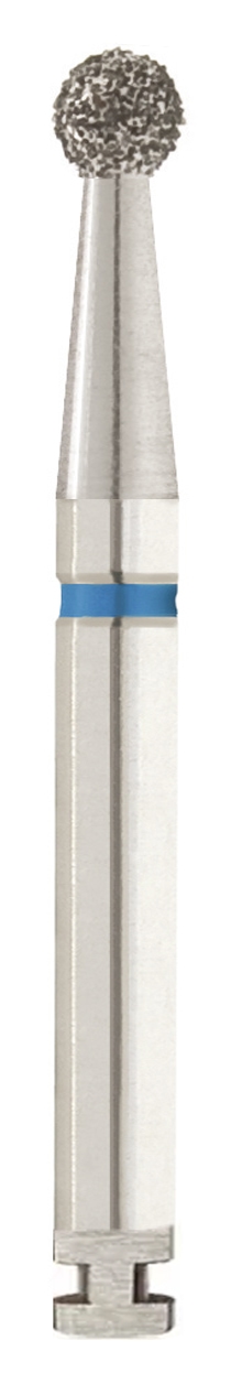 Dental Bur - Diamond Round 6 - Med Grit - 22mm RA - 5 pack