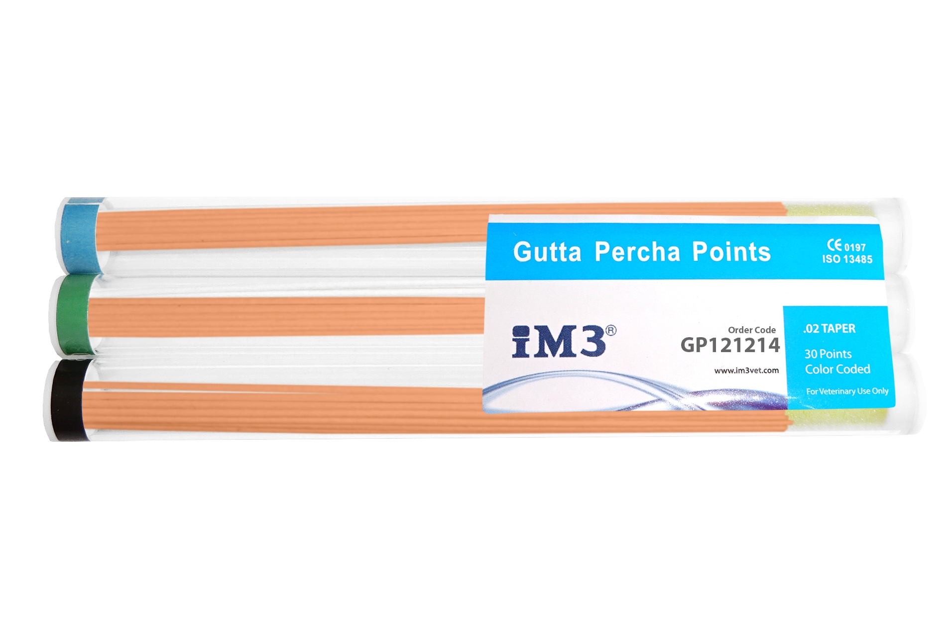 Gutta Percha Points - 120mm - ISO 120-140 - 30pcs