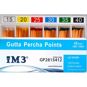 Gutta Percha Points - 28mm - ISO 15-40 - 120pcs