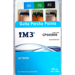 Gutta Percha Points - 60mm - ISO 60-80 - 60pcs