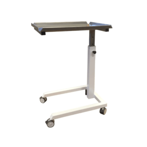 Instrumenten trolley met RVS werkblad 50x60 cm voor dierenkliniek met verstelbare hoogte