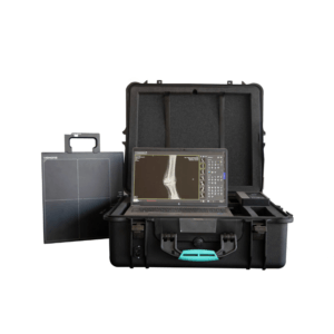 Mobiel DR systeem paard met 10x12 inch panel voor digitale röntgen op locatie