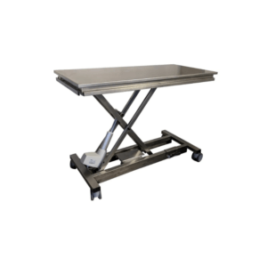 Behandeltafel X-Line Basic RVS voor dierenkliniek met hygiënisch RVS werkblad