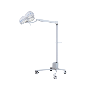 Operatielamp Dr. Mach LED 300 DF statiefmodel met dubbele lampkop en verrijdbare standaard voor flexibele inzet