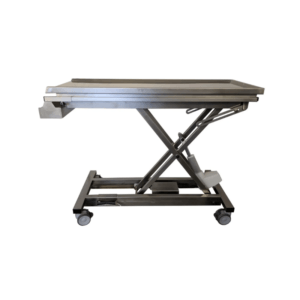 Operatietafel X-Line Comfort RVS voor dierenkliniek met comfortabel en hygiënisch werkoppervlak