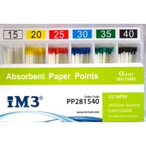 Paper Points - 28mm - ISO 15-40 - 200pcs