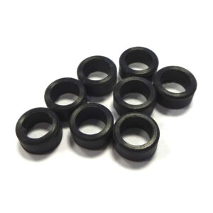 Instrument Ring - Large Black - 8pcs