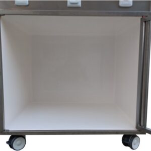 Opnamekooi Medium 1, kunststof met 1 óf 2 RVS deuren