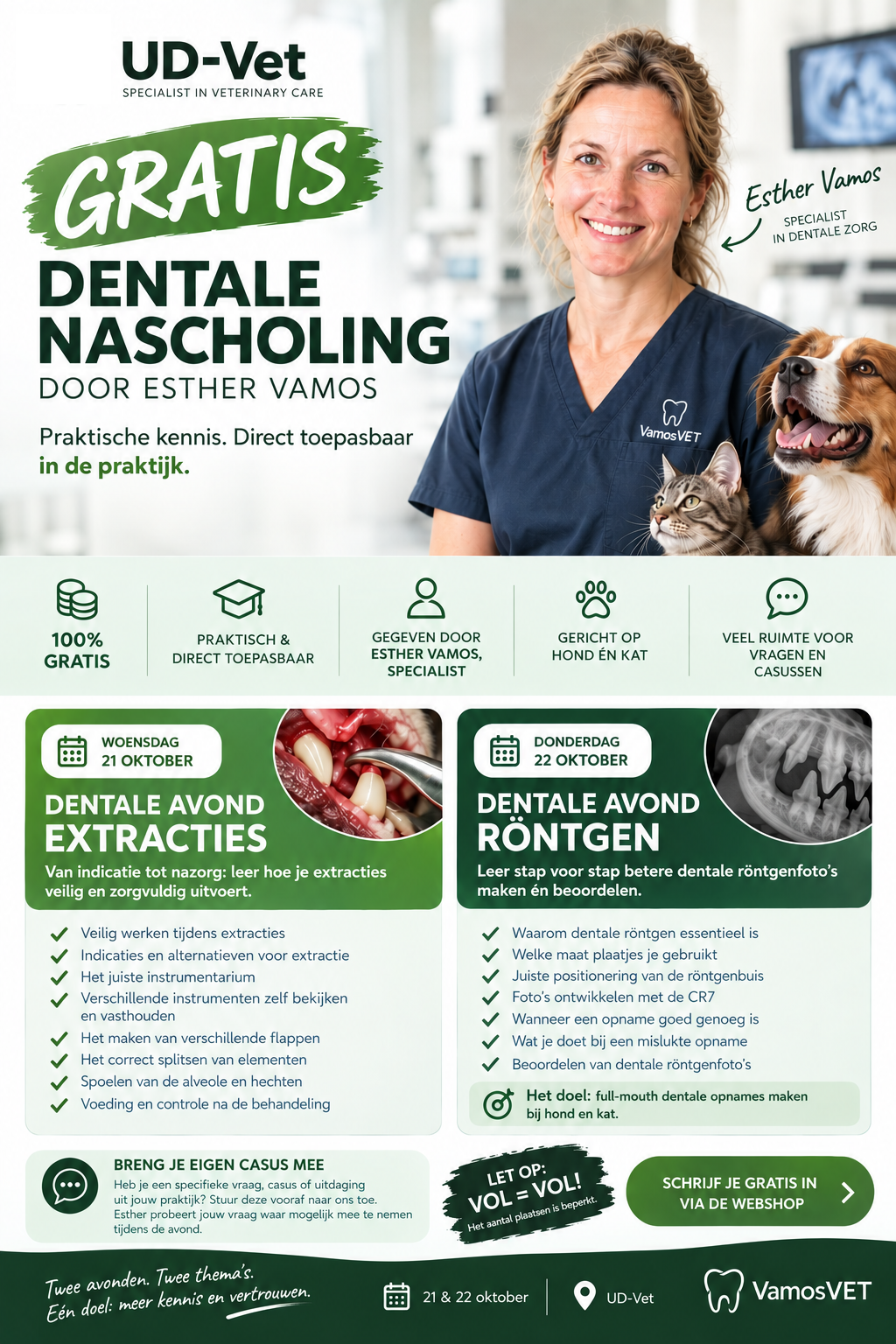 UD-Vet Dentale Nascholing Avonden met Esther Vamos NL